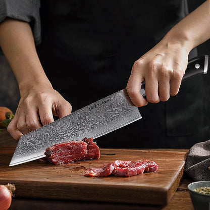 Damascus Steel Slicing Meat Cleaver - Your Professional Beef Kitchen Knife